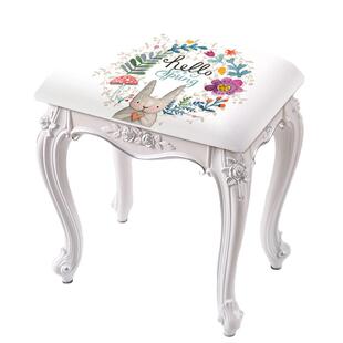 家用长方形化妆凳套罩欧式梳妆台凳子套罩钢琴凳换鞋凳板凳防尘罩