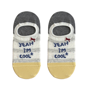 [这也太漂亮了吧~]夏日呆头呆脑船袜夏季女款可爱隐形纯棉条纹袜