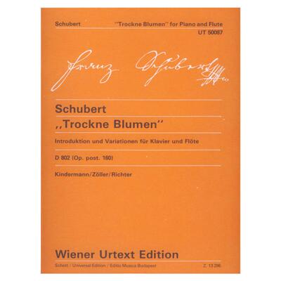 舒伯特凋零的花长笛和钢琴