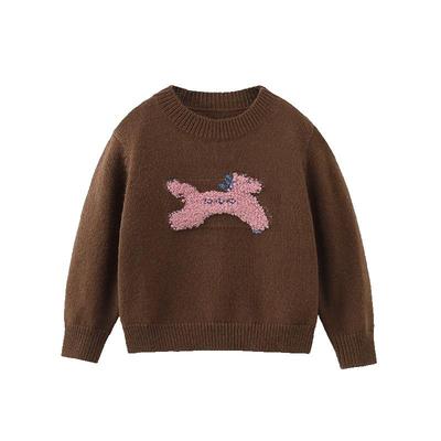 [游牧奇遇羊毛]齐齐熊男童毛衣