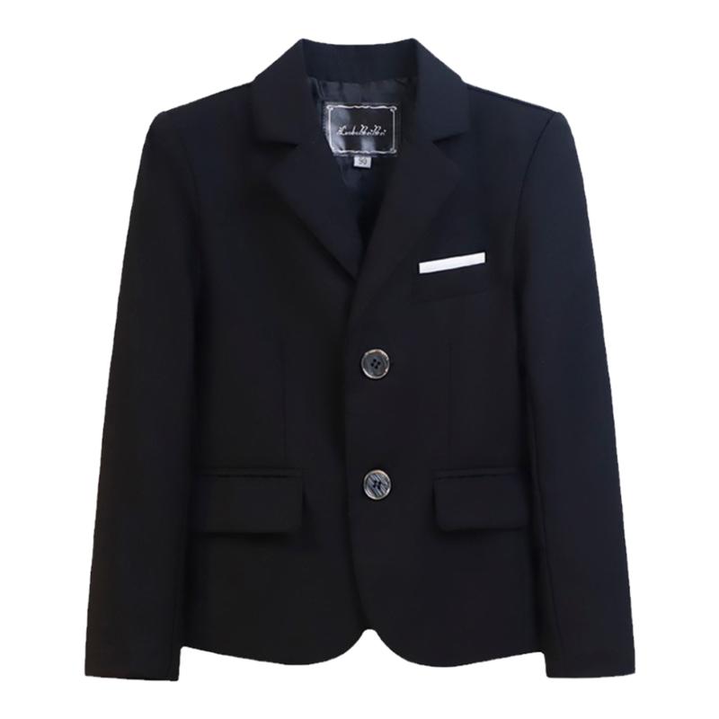 男童黑色礼服出租男孩子绅士正装儿童演出服