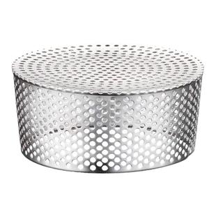 不锈钢下水道防鼠网罩110管排水口内插侧排圆形过滤网PVC75管道50