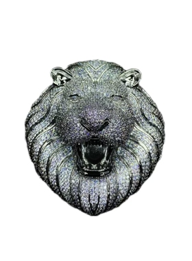 Mr.Bling满钻霸气狮子头吊坠