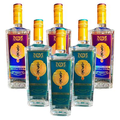 云南鹤庆乾系列酒鹤庆乾三多荞酒苦荞50度400mlx6瓶小曲清香型酒