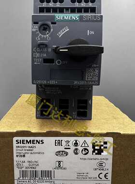 溢价-3RV2011-1AA25 塑料外壳式断路器#SI