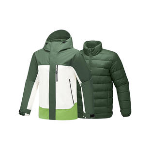 斯凯奇魔方冲锋衣pro|春季流行男女同款三合一外套户外运动夹克