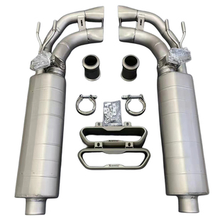 奔驰G级G350G63G500改装原厂带阀门声浪AKPA天蝎钛合金排气管尾喉