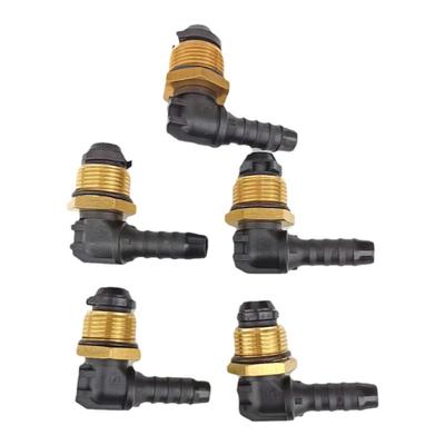 陕汽 重卡 奥威 J6 原厂分泵接头 储气筒转换接头气管快插2只装