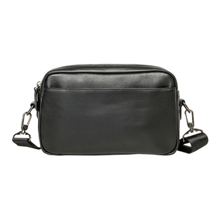 原创简约单肩包软牛皮斜挎包男真皮大容量百搭背包通勤休闲手拿包