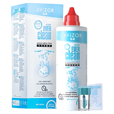 优卓AVIZOR优可伶双氧水RGP硬性护理液350ml角膜塑形ok镜优润SK