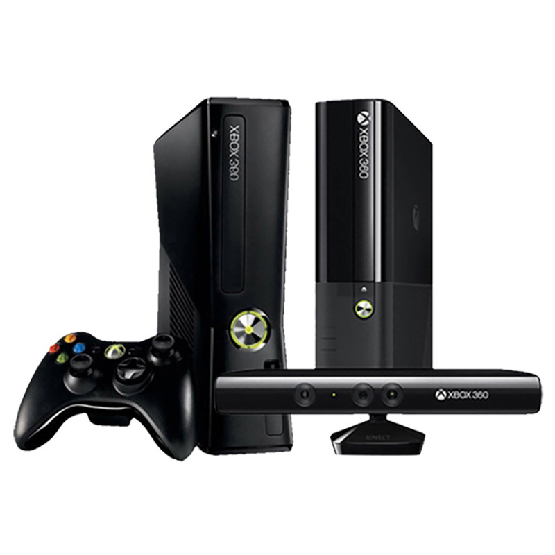 XBOX360 E S SLIM主机 KINECT互动体感游戏机版健身亲子定制游戏