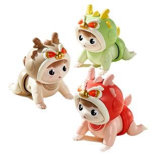 婴儿玩具0-1岁学爬行引导抬头练习训练益智早教3宝宝6月4新生幼儿