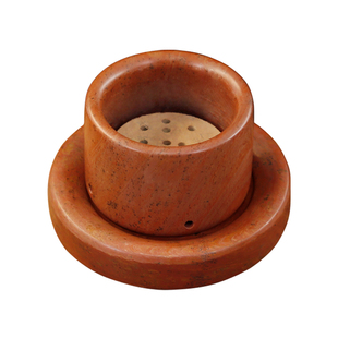 砭大夫砭石温灸隔灸宝艾塔灸红砭石脐灸碗关元肚脐小儿艾灸推拿