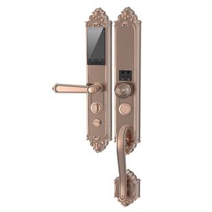 别墅大门户外铜门指纹锁密码锁家用防盗门锁电子锁智能门锁智能锁