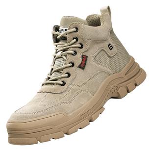 劳保鞋男款士防砸防刺穿电工绝缘10KV带钢板安全工作冬季加绒棉鞋