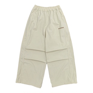 edo1一度童装26春夏新款美式复古工装风阔腿裤宽松休闲直筒长裤