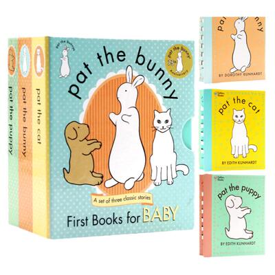 拍拍小兔子三册英文原版绘本