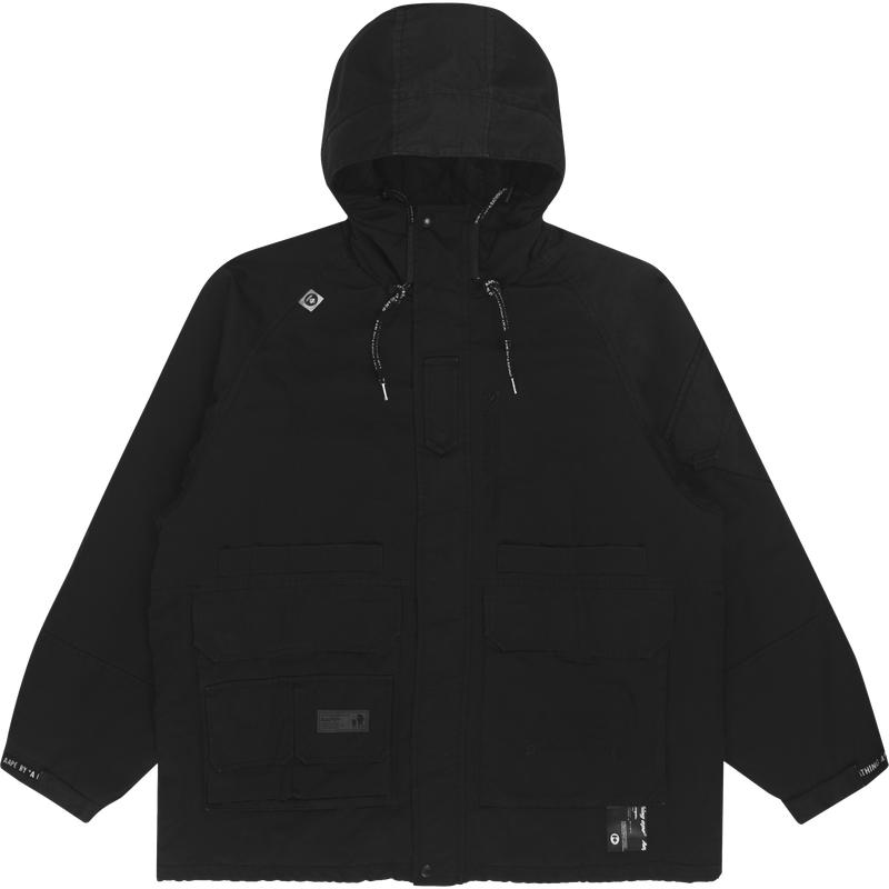 刺绣夹克外套Aape连帽秋冬