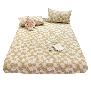 定做订制A类加厚全棉纯棉磨毛床笠榻榻米床罩套包防尘防滑席梦思