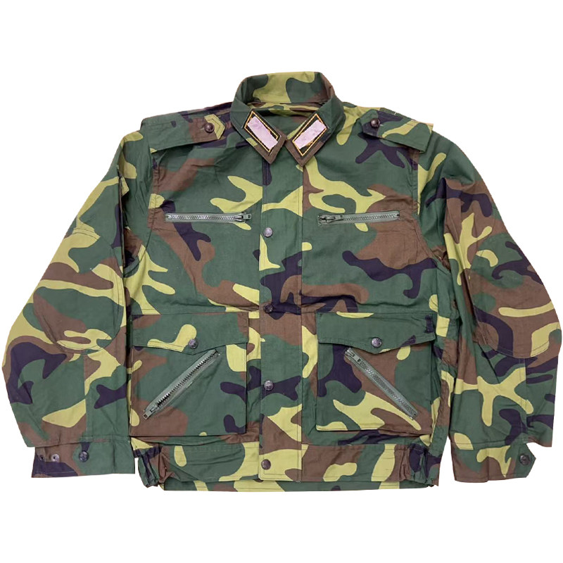全新库存87式迷彩服粘贴多口袋八七带屁兜纯棉耐磨耐脏真品
