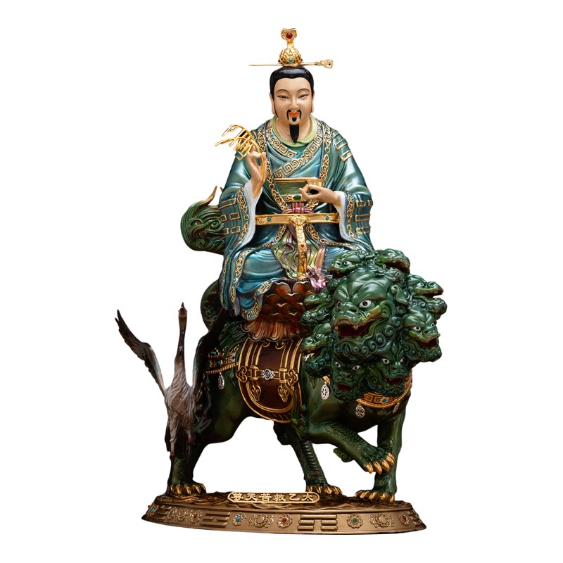 铜太乙救苦天尊真人坐骑青玄神像