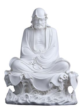 东方泥土刘铭志达摩禅意雕像