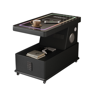 全实木可移动茶几现代简约边柜轻奢客厅意式极简新款沙发边几推车