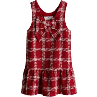 HM童装儿童女童连衣裙冬季礼服背心裙1255304