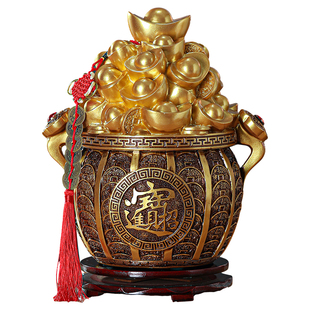 2025新款超大号存钱罐聚宝盆客厅电视柜摆件新居乔迁店铺开业礼物