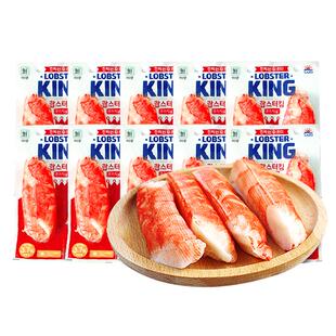 【自营】韩国蟹肉足棒蟹柳思潮大林鳕龙虾棒KING低脂10袋至03月29