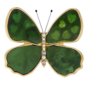 2025年新款简约别致蝴蝶胸针女精致高档胸花毛衣外套包包别针配饰