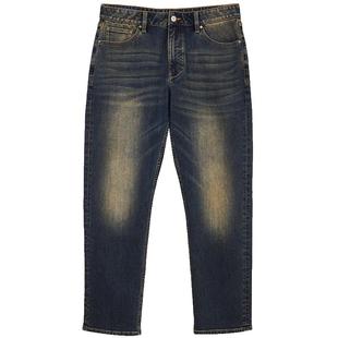 [黄泥废土]903杰克琼斯秋季复古猫须水洗直筒牛仔裤男长裤子男装