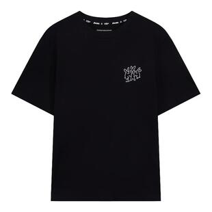 美特斯邦威短袖T恤女款26夏季新款潮流舒适小图案印花纯棉短袖T恤