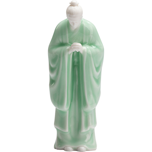 炼器陶瓷国风小道士摆件新中式家居客厅茶空间禅意人物装饰工艺品