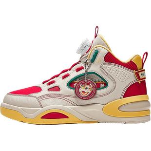 安踏儿童男大童弧光高帮板鞋2025春季新款休闲鞋潮流运动鞋滑板鞋