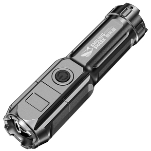 强光手电筒超亮户外家用变焦led应急登山装备可充电远射小型便携