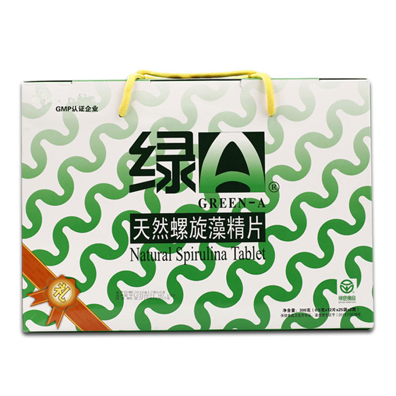 6片100袋双11礼盒绿A天然螺旋藻