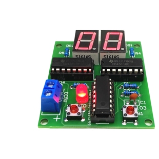 二位十进制加法计数器套件 数电教学实习实训散件 两位数显计数器