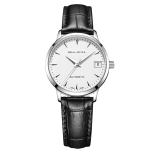 正品海鸥手表女士商务休闲简约全自动机械表女表江宁梧桐6042L