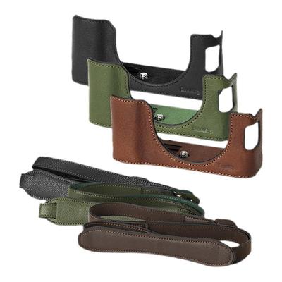 适用富士XT50XM5真皮相机套