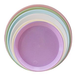 爱美花盆托盘塑料圆形底盘家用客厅加厚耐用多肉盆栽接水盘底托