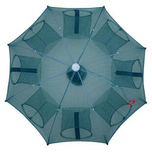 虾笼渔网捕虾网捕鱼笼龙虾网加粗伞形螃蟹黄鳝泥鳅笼手抛渔具鱼网