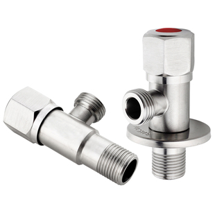 304角阀浴室马桶热水器三角阀止水开关截流三通4分厨房阳台