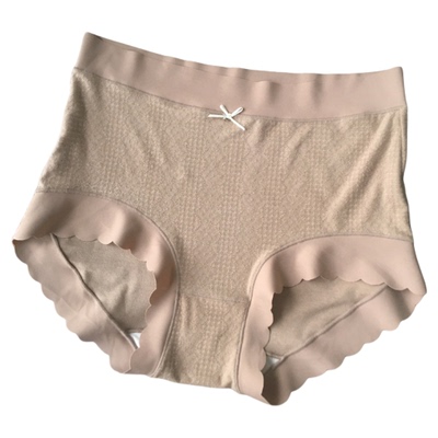 筱柚61521中腰高弹包臀三角内裤