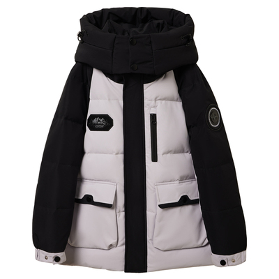 中长款加厚男女同款儿童羽绒服