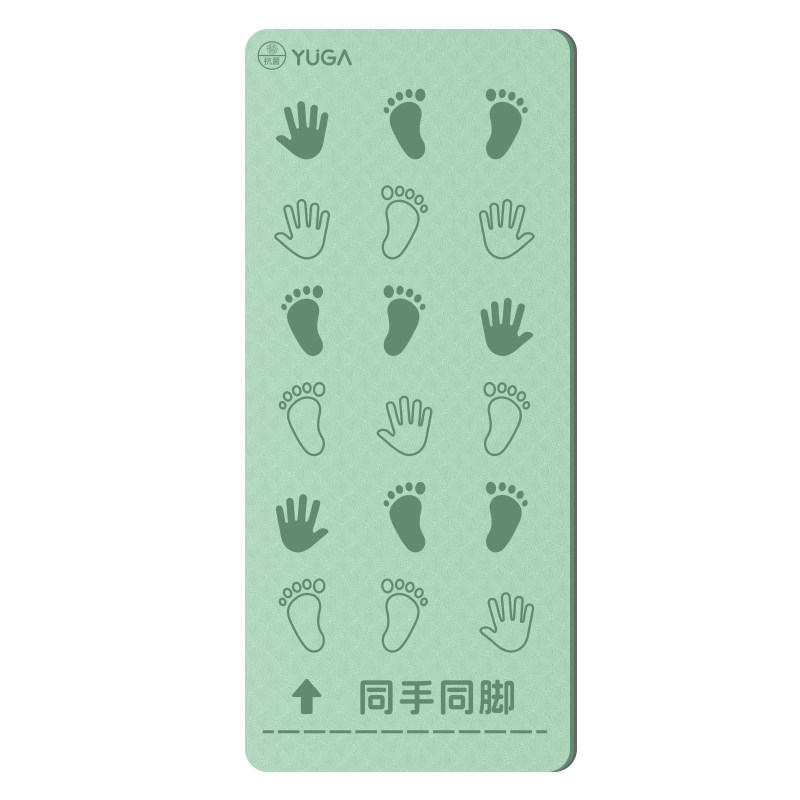 一张瑜伽垫就能训练娃的体能平衡