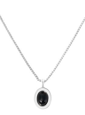 EVESENSE原创高级天然黑玛瑙项链