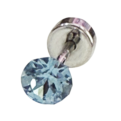 嘟嘟夫妇施家华子耳钉钛钢养耳洞