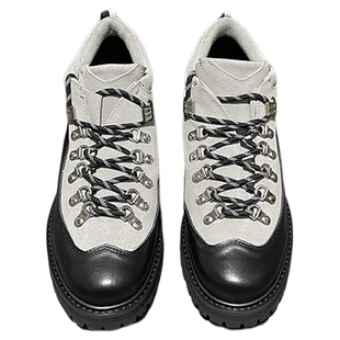 25S意大利Beams春秋全真皮低帮麂皮绒面革户外登山鞋男厚底休闲鞋