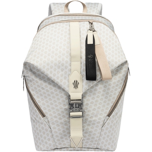 安踏凯里·欧文系列丨欧文背包牛仔老花丹宁风双肩包大容量男书包